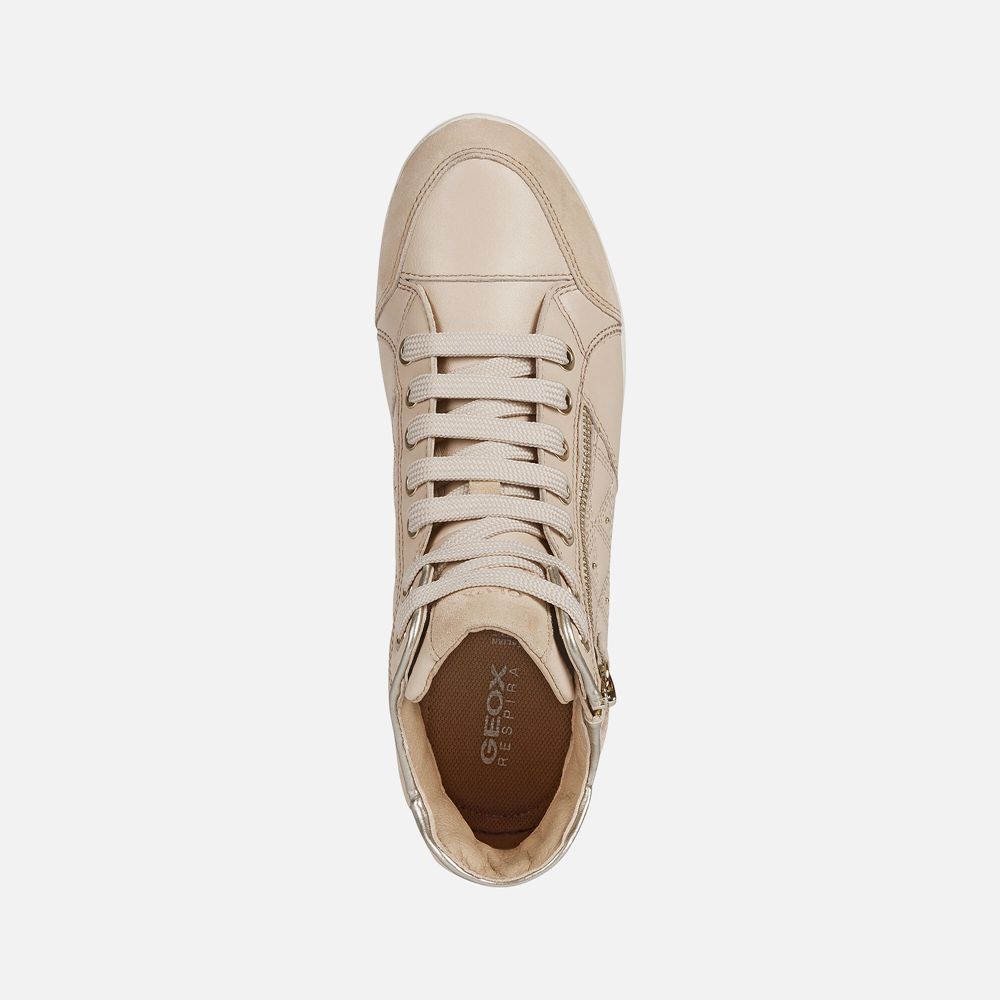 Tenis Geox Senhora Bege - Myria - YGXMS3152